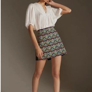 Anthropologie NWT Ollari NY Beaded /Embroidered Skirt. SzM Priced to sell.